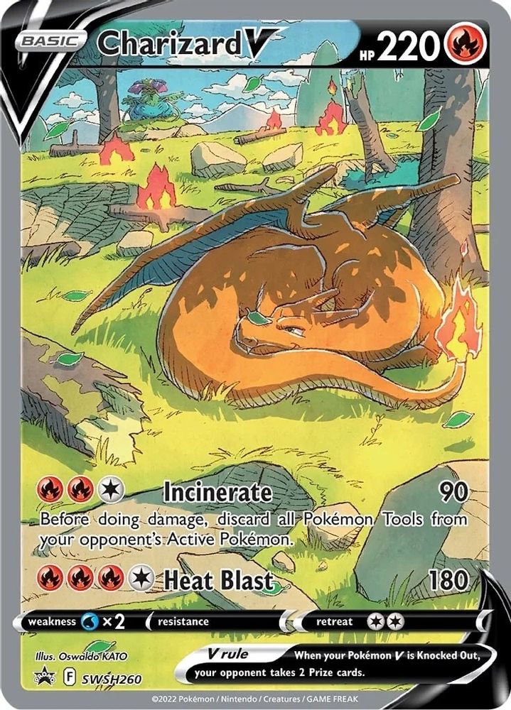 Charizard UPC Promo Set (Sealed) SWSH260 SWHS261 SWSH262 Promo Sword & Shield Promo Holo NM/M