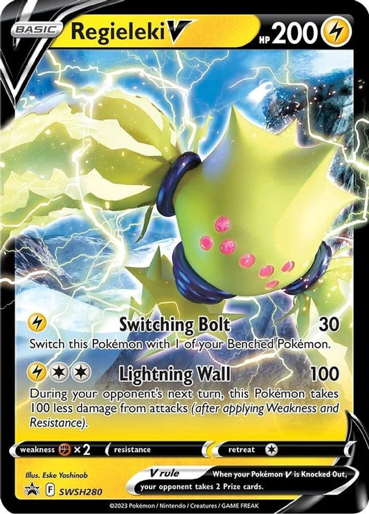 Regieleki V SWSH280 Promo Sword & Shield Promo Holo NM/M