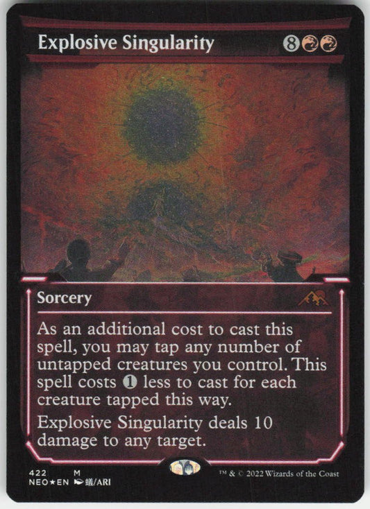Explosive Singularity (Showcase) (Foil Etched) M Kamigawa: Neon Dynasty 422 NM