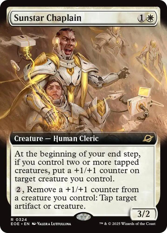 Sunstar Chaplain (Extended Art) 324 Rare Edge of Eternities NM/M