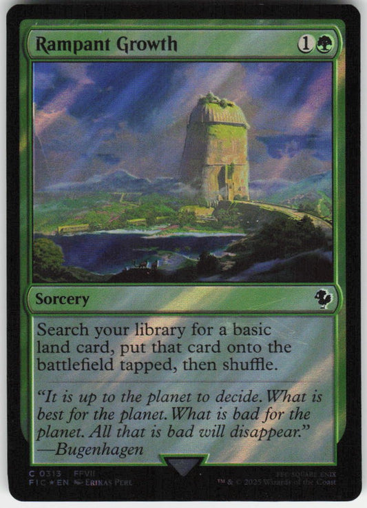 Rampant Growth (Surge Foil) C Commander: FINAL FANTASY 313 NM