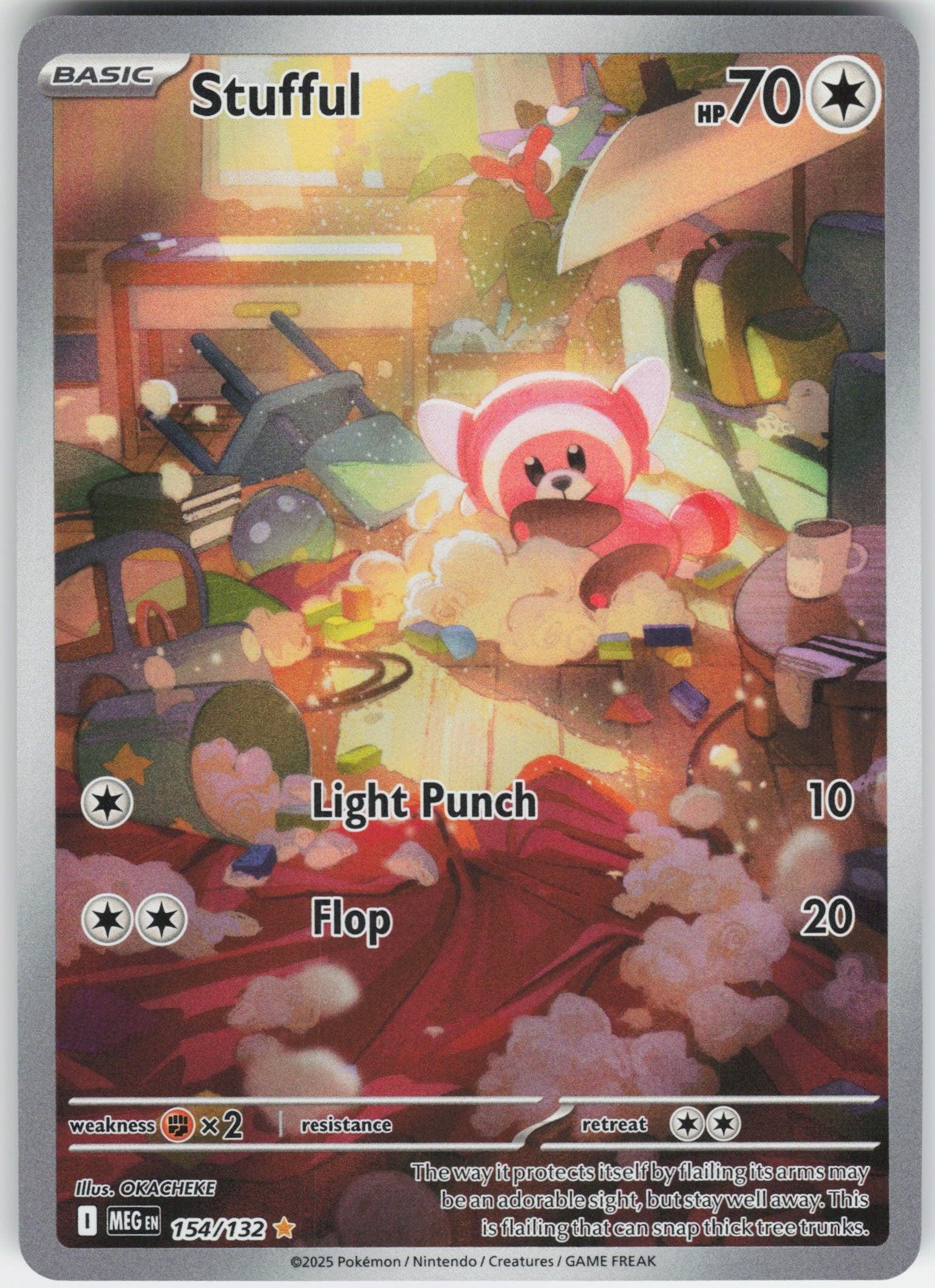 Stufful - Illustration Rare ME01: Mega Evolution 154/132 NM