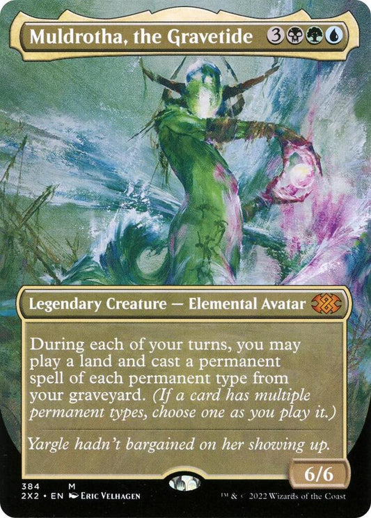 Muldrotha, the Gravetide (Borderless) 384 Mythic Double Masters 2022 Foil NM/M