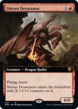 Shivan Devastator (Extended Art) 410 Mythic Dominaria United NM/M