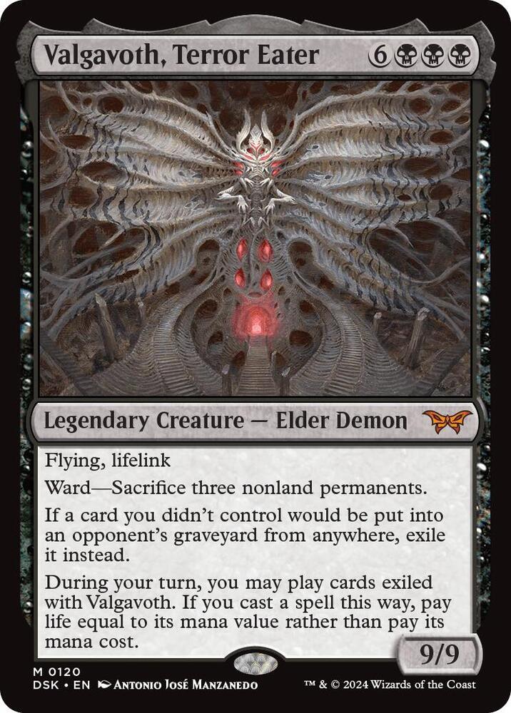 Valgavoth, Terror Eater 120 Mythic Duskmourn: House of Horror NM/M