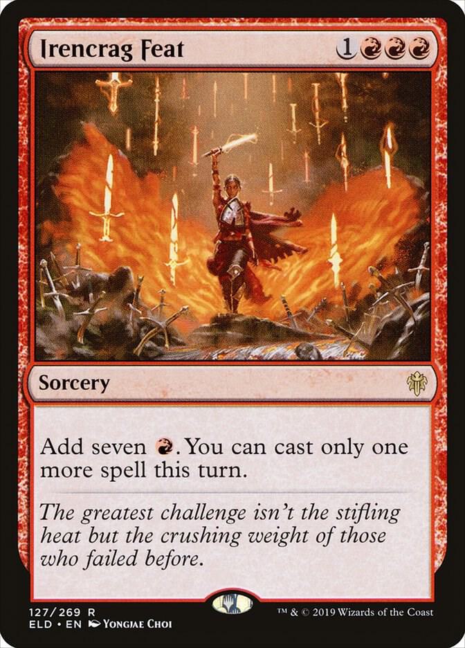 Irencrag Feat 127 Rare Throne of Eldraine NM/M