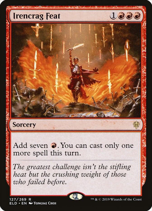 Irencrag Feat 127 Rare Throne of Eldraine NM/M