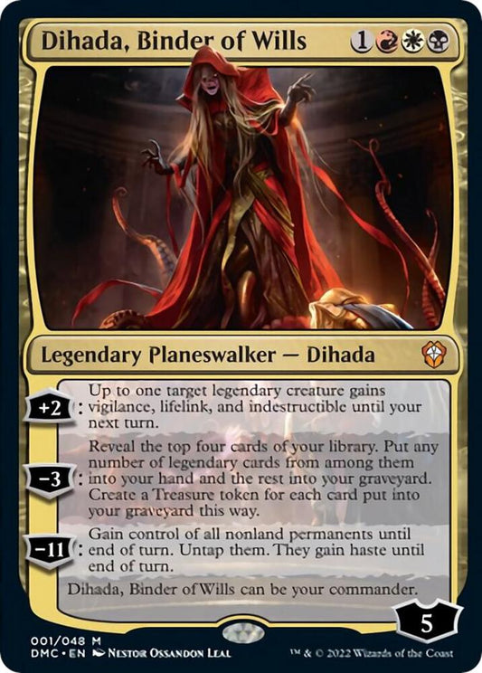 Dihada, Binder of Wills 1 Mythic Commander: Dominaria United NM/M