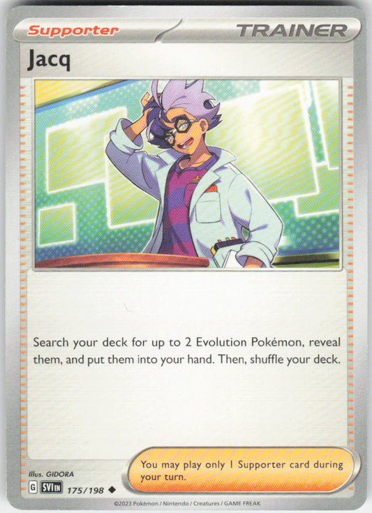 Jacq - Uncommon SV01: Scarlet & Violet Base Set 175/198 NM