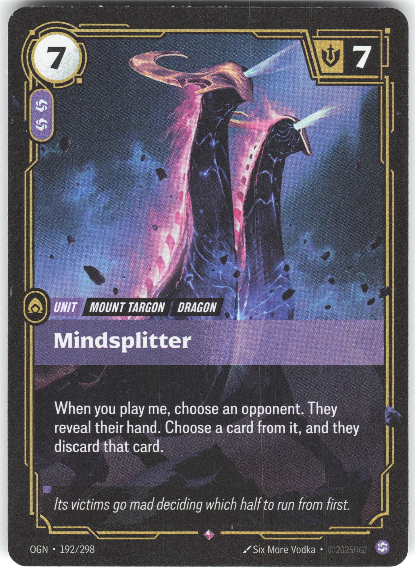 Mindsplitter Rare Origins 192/298 NM