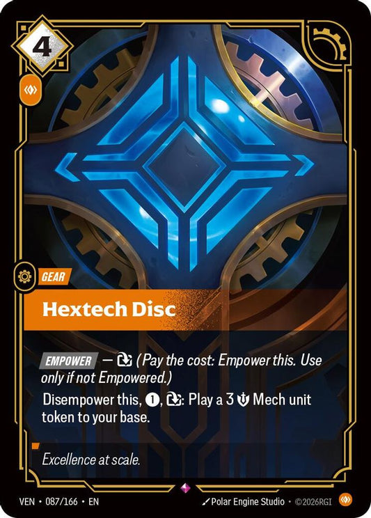 Hextech Disc 087/166 Rare Vendetta NM/M
