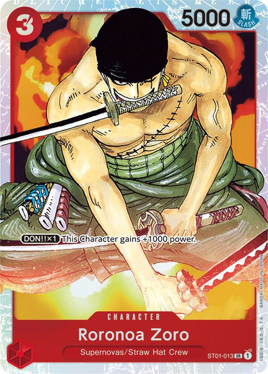 Roronoa Zoro ST01-013 Super Rare Starter Deck 1: Straw Hat Crew NM/M