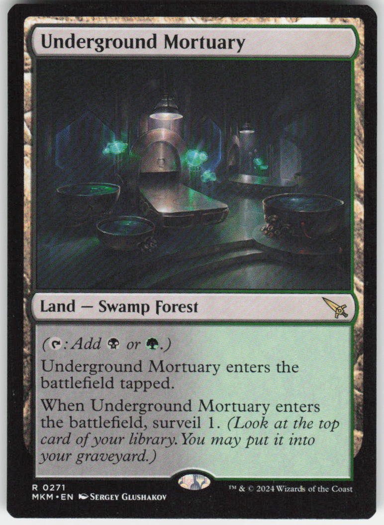 Underground Mortuary R Murders at Karlov Manor 271 NM