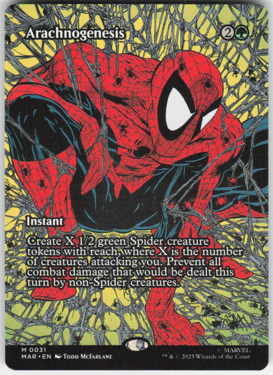 Arachnogenesis (Borderless) M Marvel Universe Eternal-Legal 31 NM