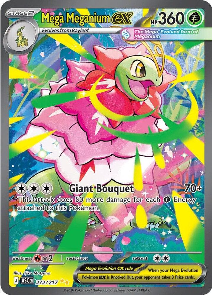 Mega Meganium ex 272/217 Special Illustration Rare Ascended Heroes NM/M