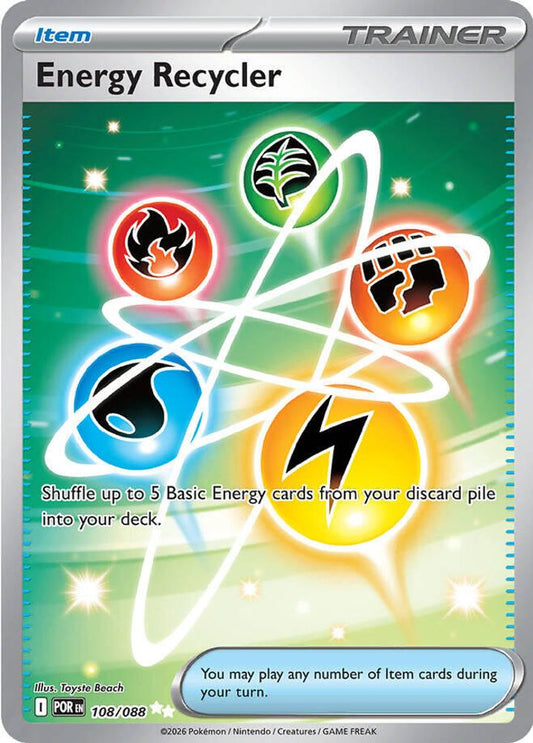 Energy Recycler 108/088 Ultra Rare Perfect Order NM/M