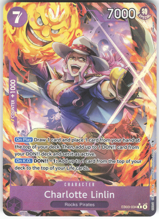 Charlotte Linlin (Alternate Art) R Extra Booster: One Piece Heroines Edition EB03-034 NM