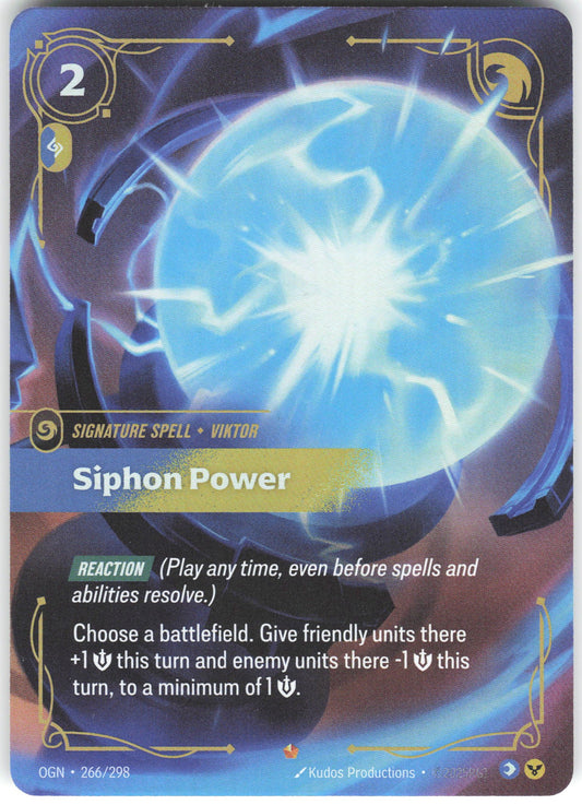 Siphon Power Epic Origins 266/298 NM