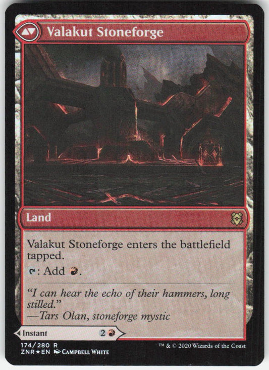 Valakut Awakening R Prerelease Cards 174 NM (Back)