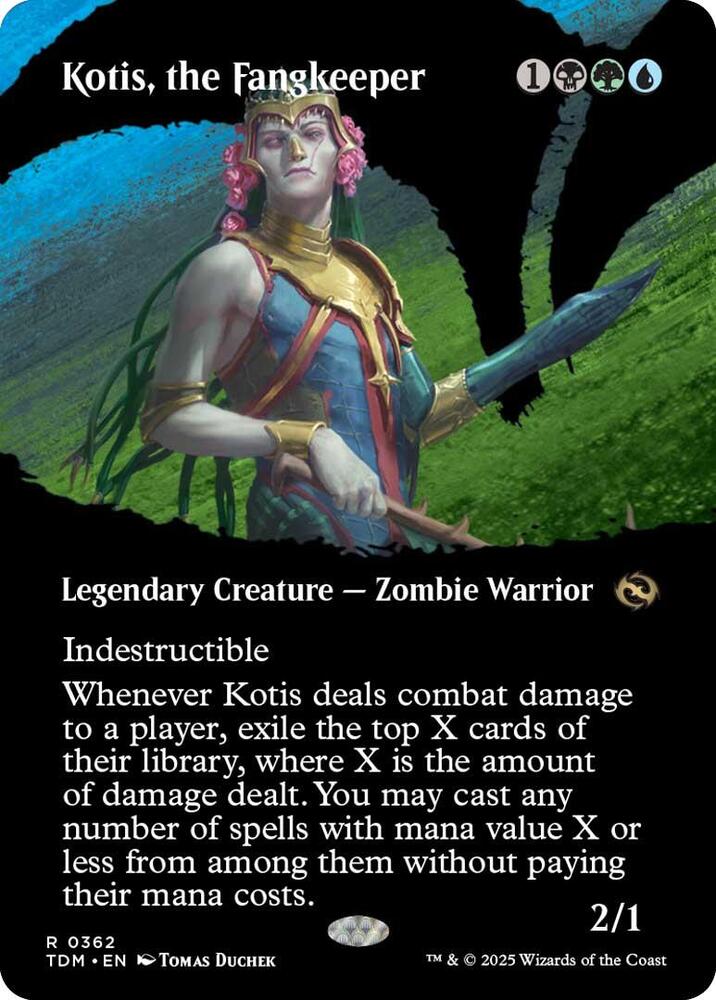 Kotis, the Fangkeeper (Borderless) 362 Rare Tarkir: Dragonstorm NM/M