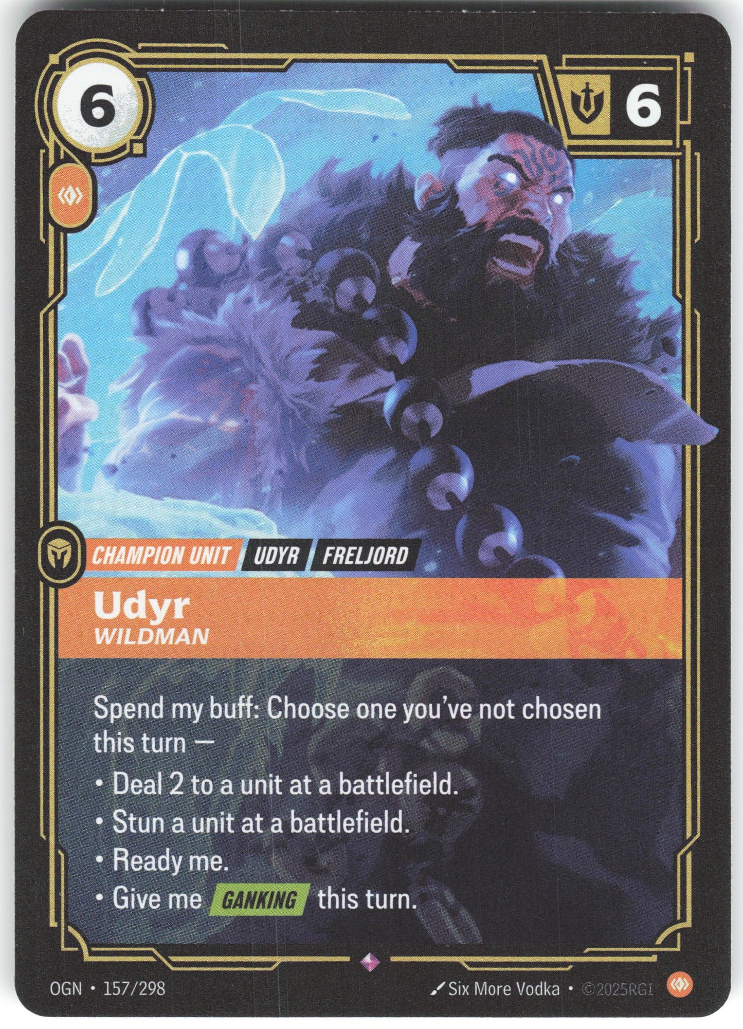 Udyr - Wildman Rare Origins 157/298 NM