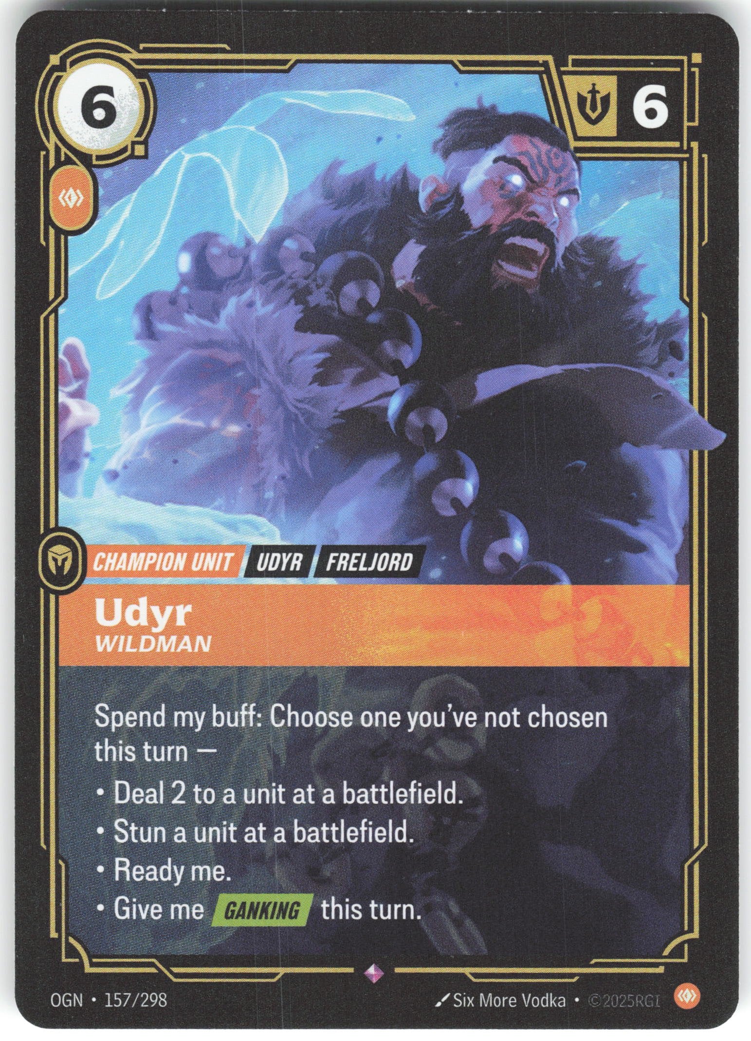 Udyr - Wildman Rare Origins 157/298 NM