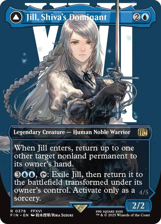 Jill, Shiva's Dominant (Borderless) 378 Rare FINAL FANTASY NM/M