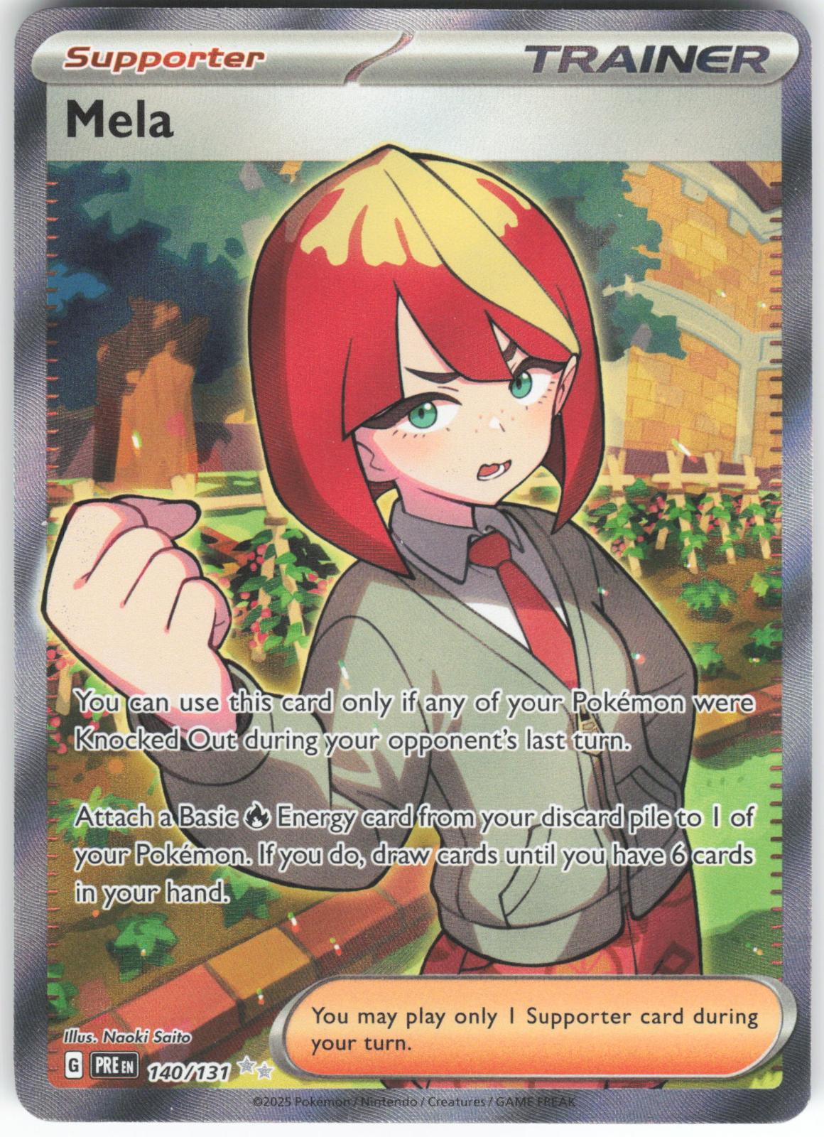 Mela 140/131 Ultra Rare Prismatic Evolutions Holo LP