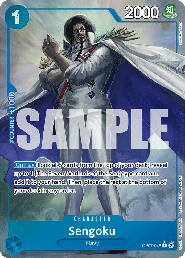 Sengoku (Parallel) OP07-046 Rare Foil 500 Years in the Future NM/M