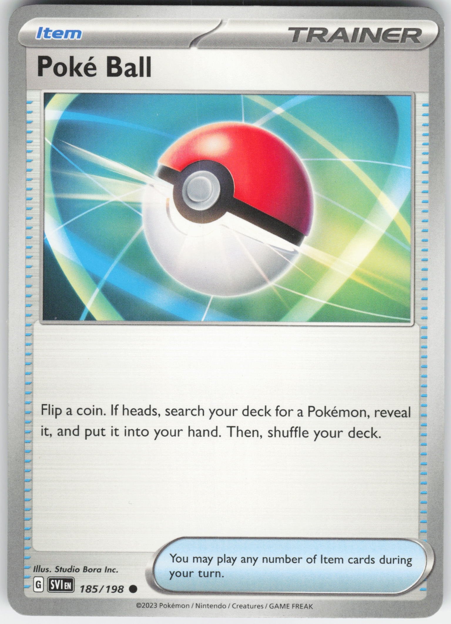 Poke Ball Common SV01: Scarlet & Violet Base Set 185/198 NM