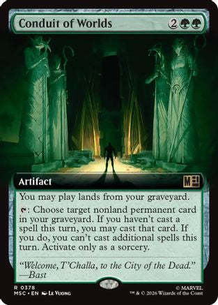 Conduit of Worlds (Extended Art) 378 Rare Commander: Marvel Super Heroes NM/M