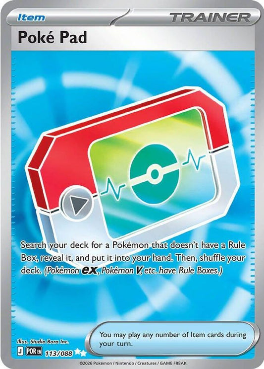 Poke Pad 113/088 Ultra Rare Perfect Order NM/M
