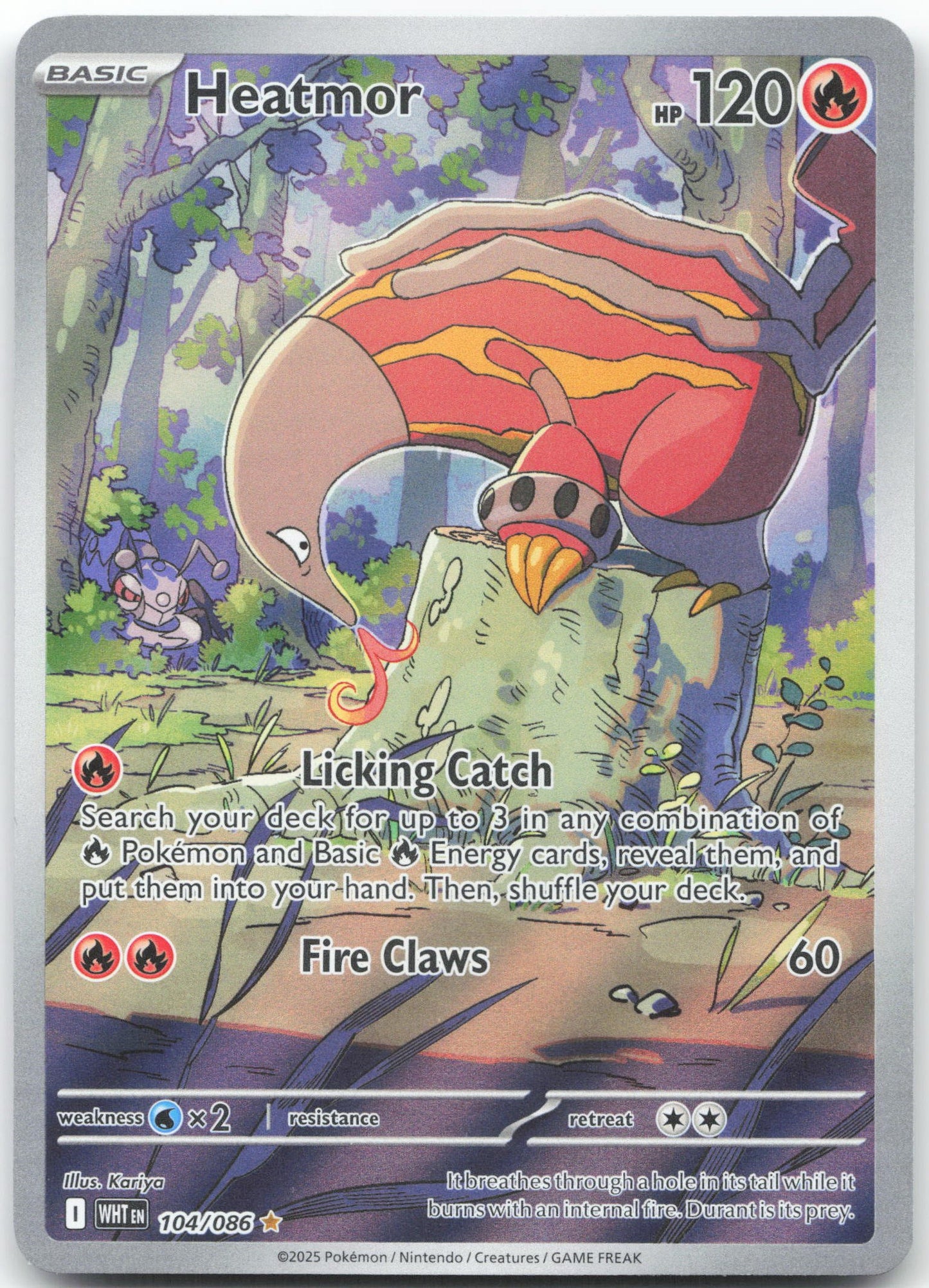 Heatmor - Illustration Rare SV: White Flare 104/086 NM