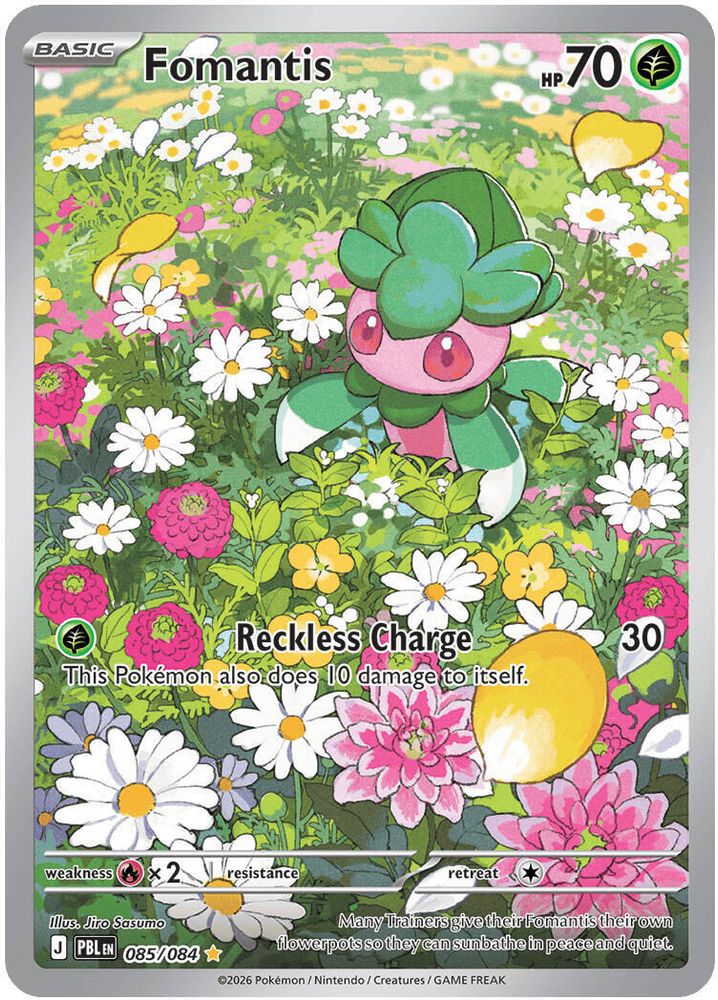 Fomantis 085/084 Illustration Rare Pitch Black NM/M