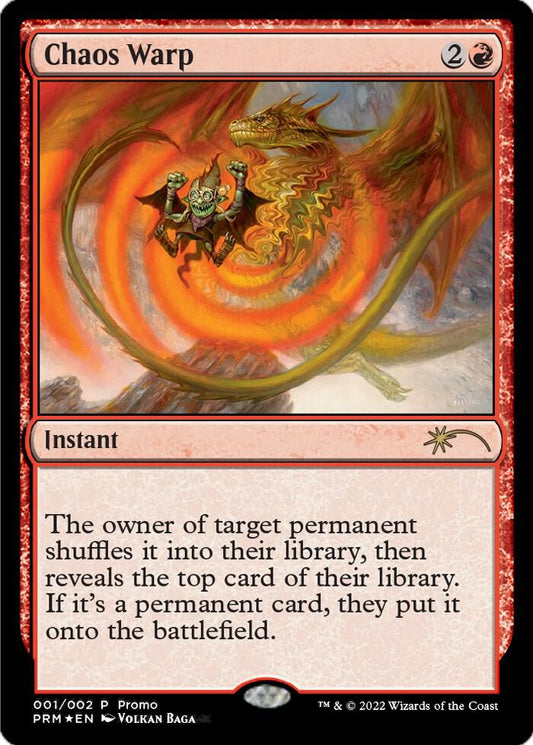 Chaos Warp 1 Promo Foil WPN & Gateway Promos NM/M