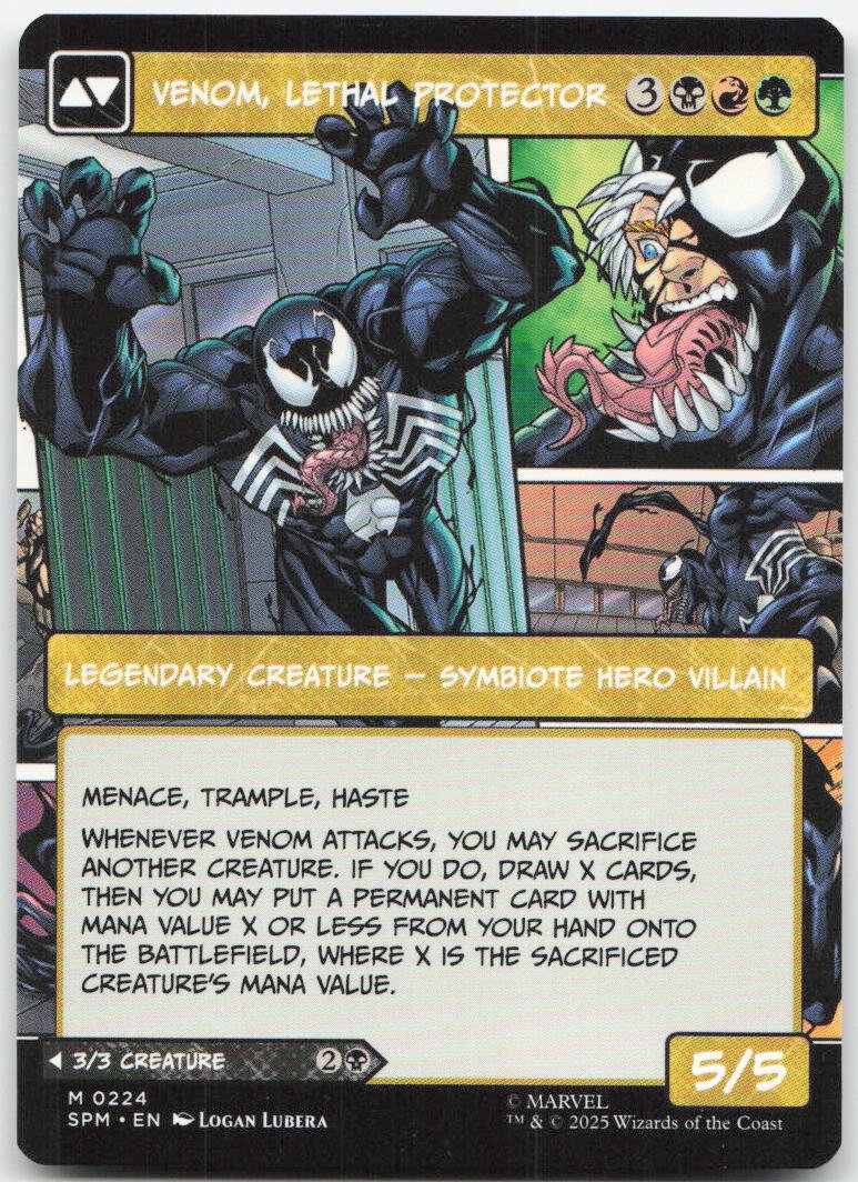 Eddie Brock (0224) (Borderless) M Marvel's Spider-Man 224 NM (Back)