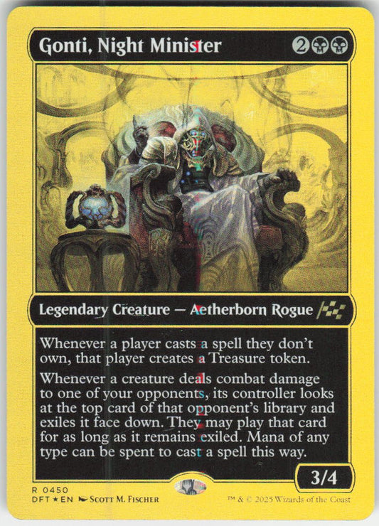 Gonti, Night Minister (First-Place Foil) R Aetherdrift 450 NM
