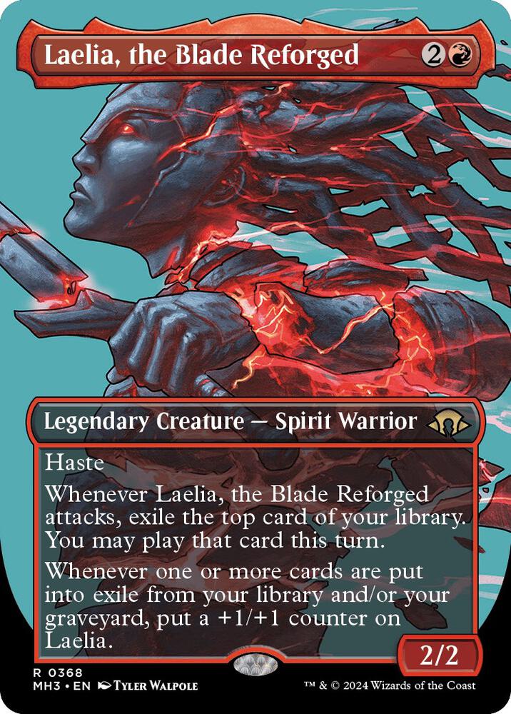 Laelia, the Blade Reforged (Borderless) 368 Rare Modern Horizons 3 NM/M