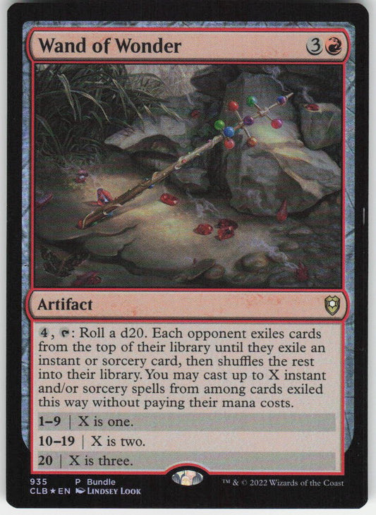 Wand of Wonder (CLB Bundle Foil) P Unique and Miscellaneous Promos 935 NM