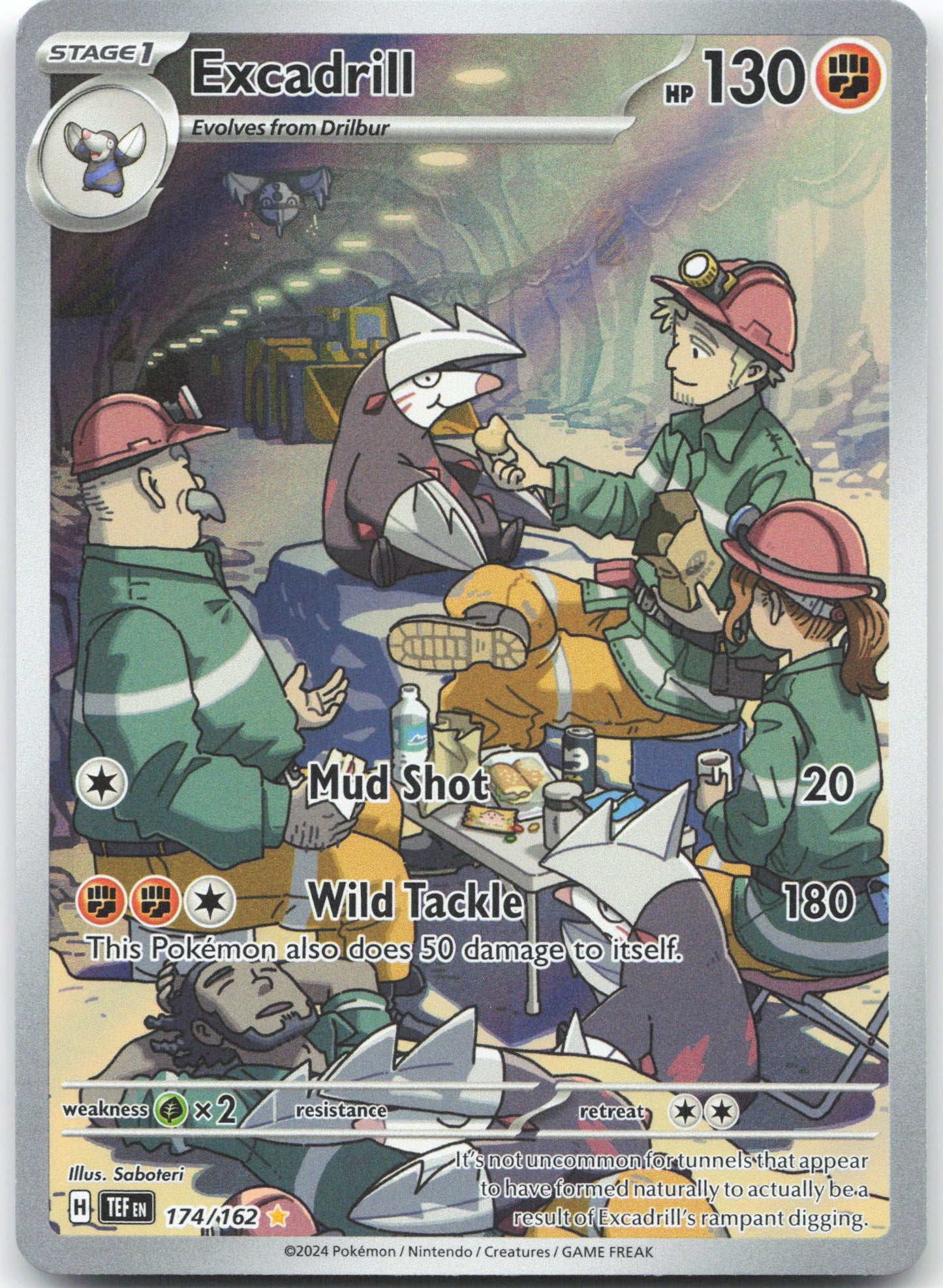 Excadrill - Illustration Rare SV05: Temporal Forces 174/162 NM