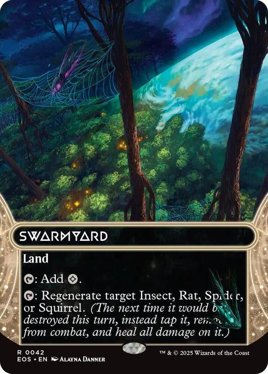 Swarmyard (0042) (Borderless) 42 Rare Edge of Eternities: Stellar Sights NM/M