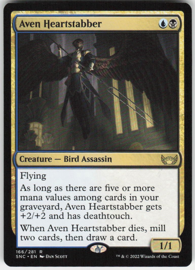 Aven Heartstabber R Streets of New Capenna 166 NM