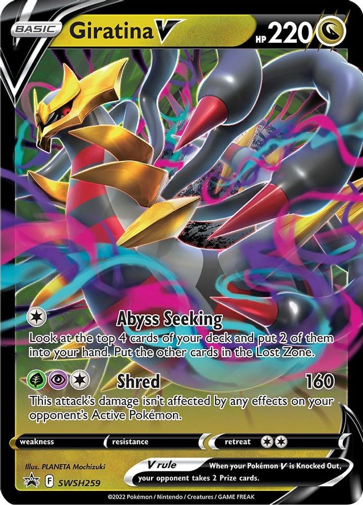 Giratina V SWSH259 Promo Sword & Shield Promo Holo NM/M