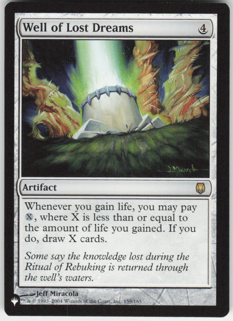 Well of Lost Dreams R The List Reprints 159 NM