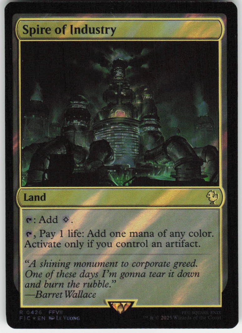 Spire of Industry (Surge Foil) R Commander: FINAL FANTASY 426 NM