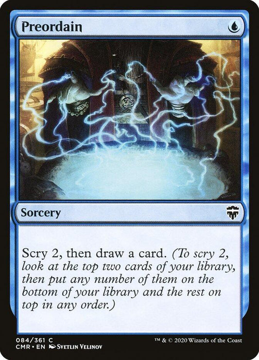Preordain 84 Common Commander Legends NM/M
