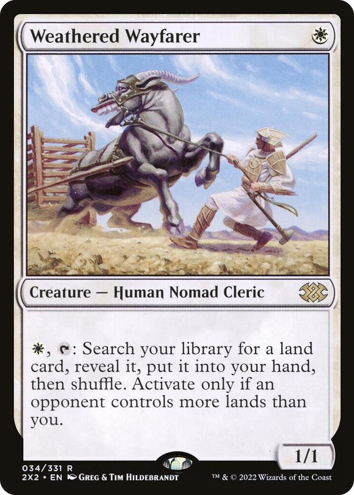Weathered Wayfarer 34 Foil Rare Double Masters 2022 NM/M