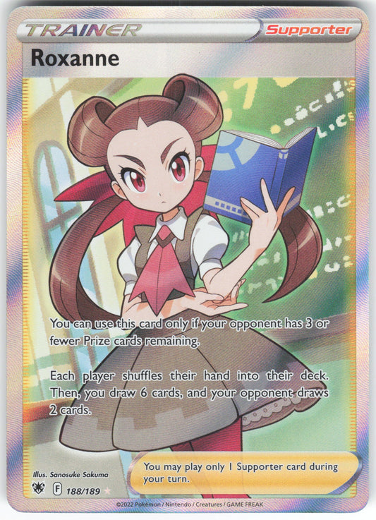 Roxanne (Full Art) Ultra Rare SWSH10: Astral Radiance 188/189 NM
