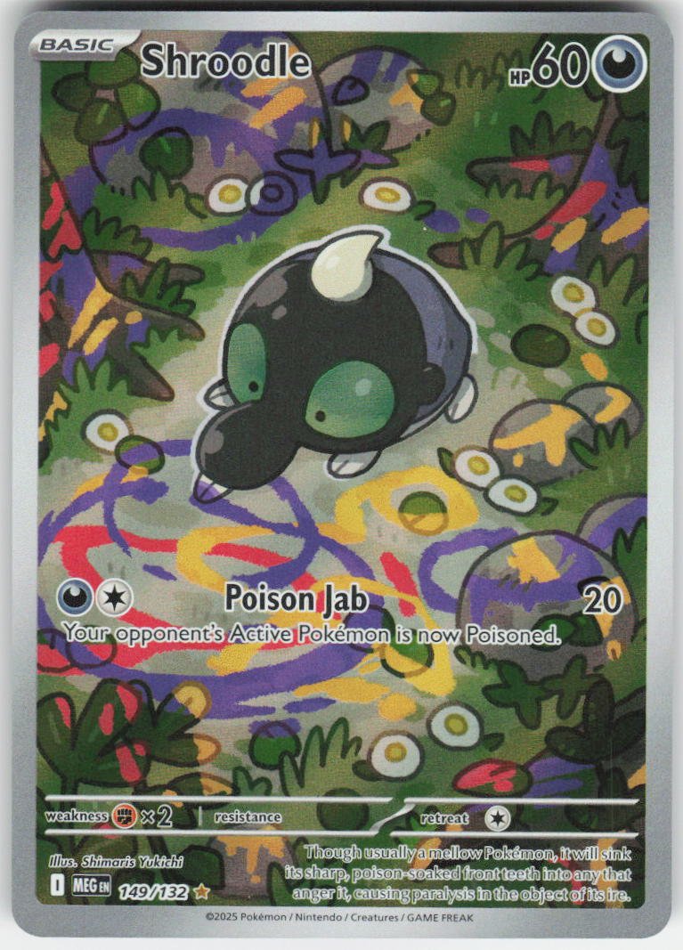 Shroodle - Illustration Rare ME01: Mega Evolution 149/132 NM