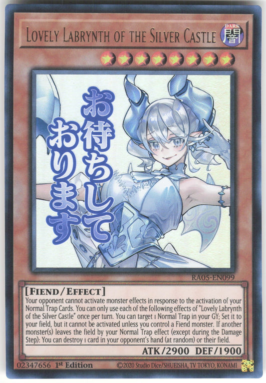 Lovely Labrynth of the Silver Castle Ultra Rare Rarity Collection 5 RA05-EN099 NM